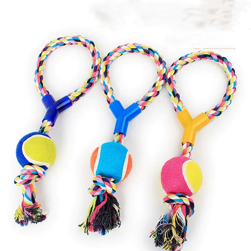 Cotton Rope Toy for Pets - Hand Ball Design
