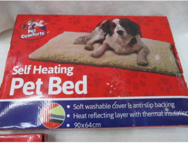 Winter Warm Pet Bed with Self-Heating Fleece (Dog/Cat)