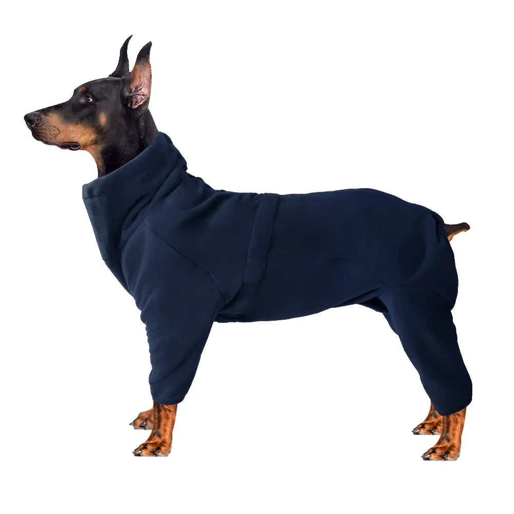Windproof Warm Dog Snow Suit for Cold Weather