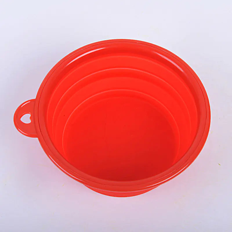 Portable Eco-Friendly Silicone Pet Bowl for Cats & Dogs