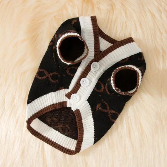 Simple Warm Knitted Sweater for Pet Dogs