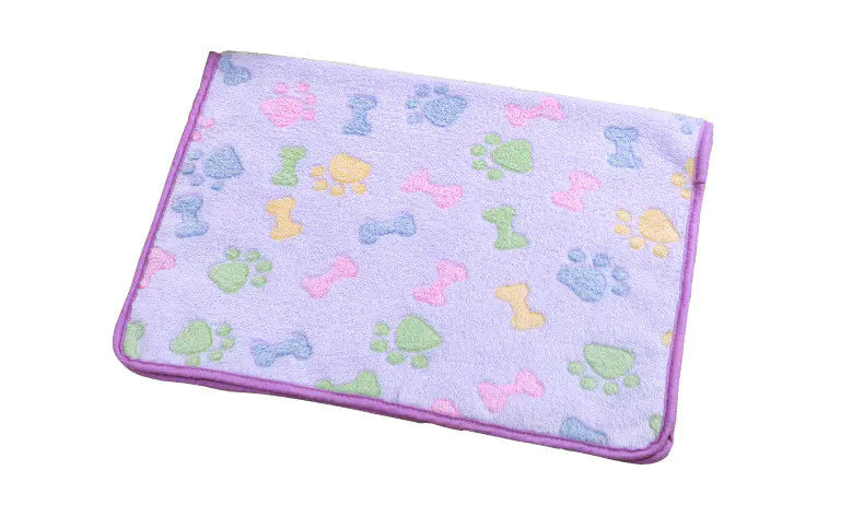 Pet Blanket - Super Soft Coral Fleece for Dogs and Cats
