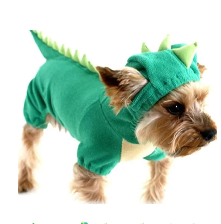 Pet Halloween Dinosaur Costume for Small Dogs