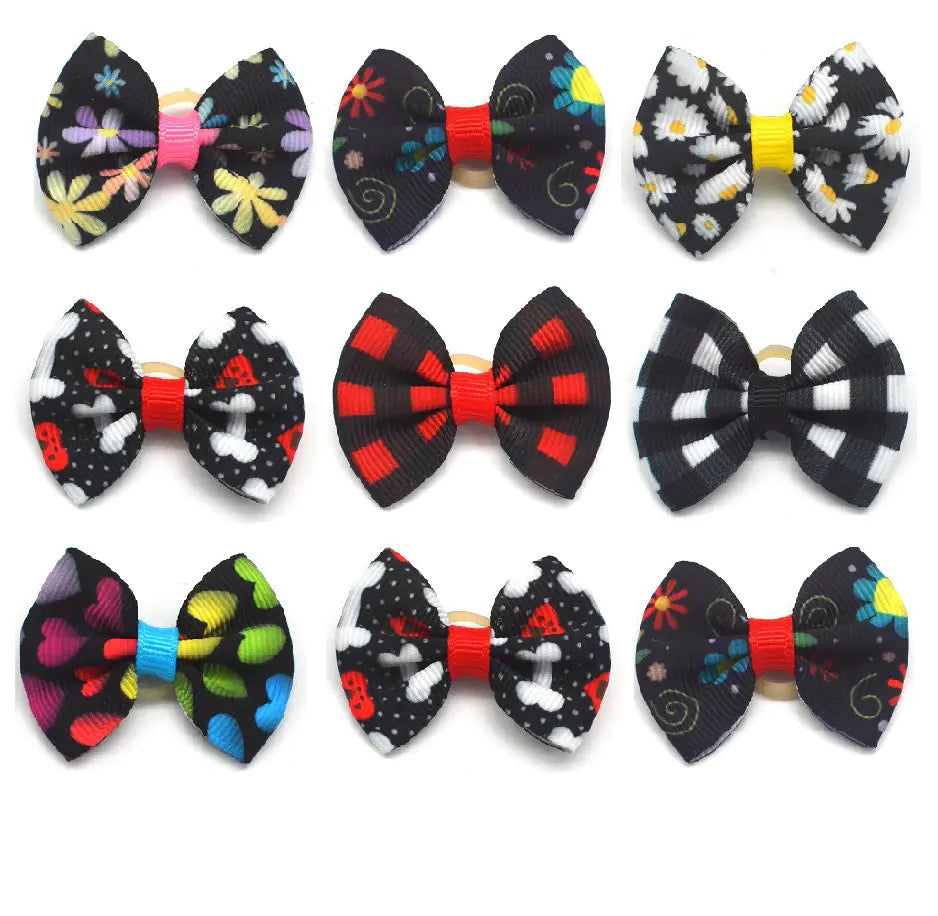 Pet Bowtie Hair Clip for Dogs and Cats