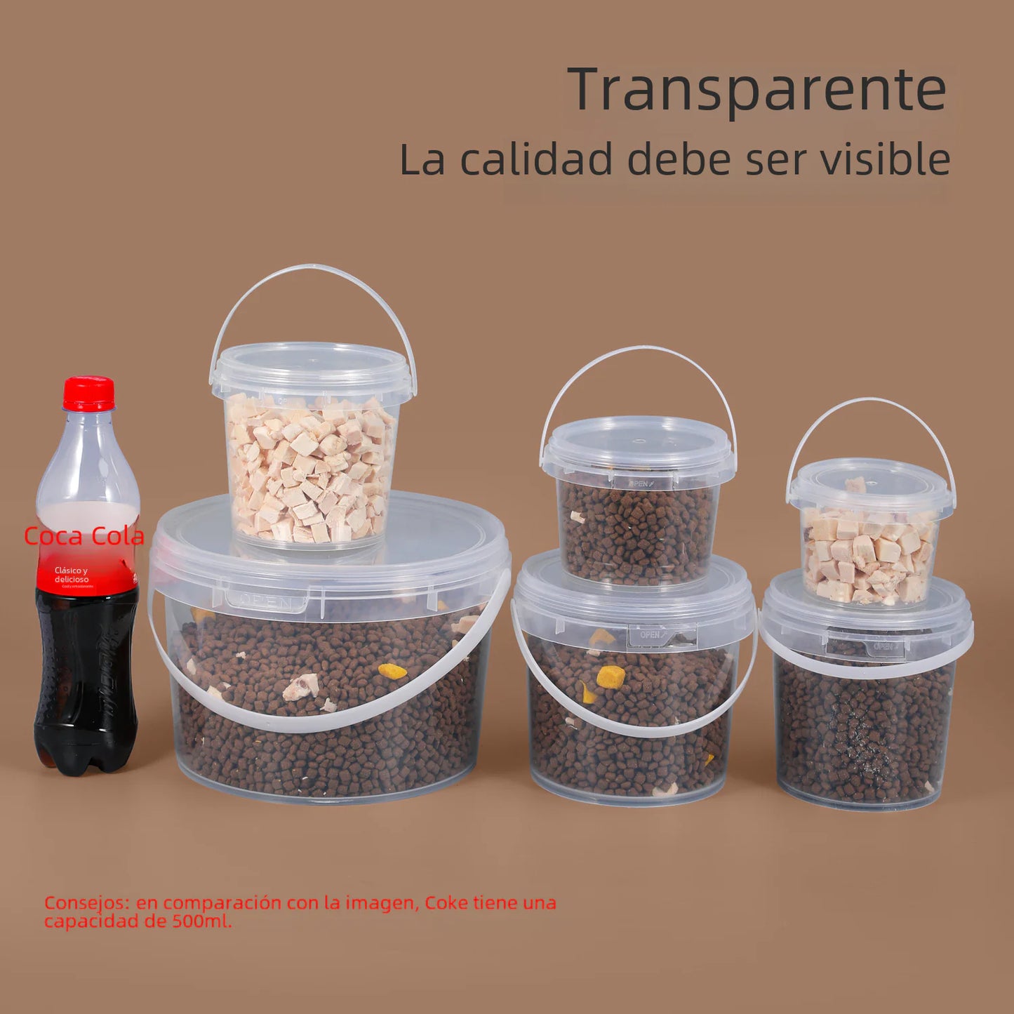 Food-Grade Sealed Freeze-Dried Pet Food Storage Bin