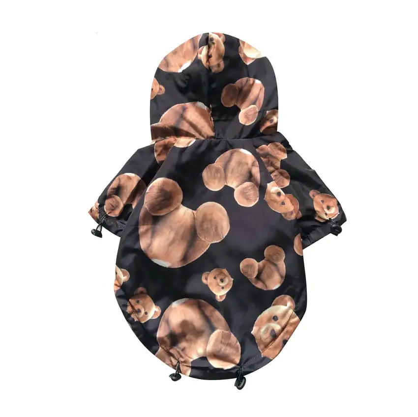 Autumn Winter Raincoat for Trendy Puppy