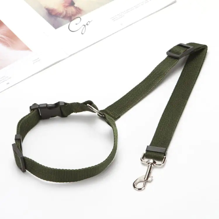 Car Backseat Pet Leash for Safety and Stability