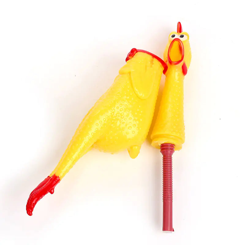 Creative Vocal Chicken Dog Toy for Teeth Grinding
