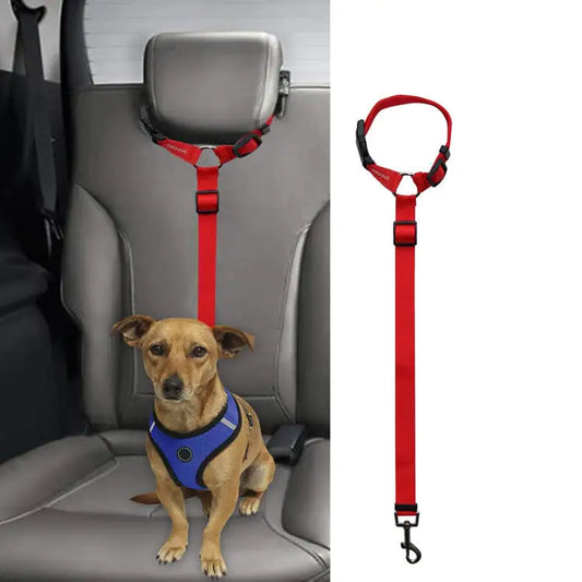 Car Backseat Pet Leash for Safety and Stability