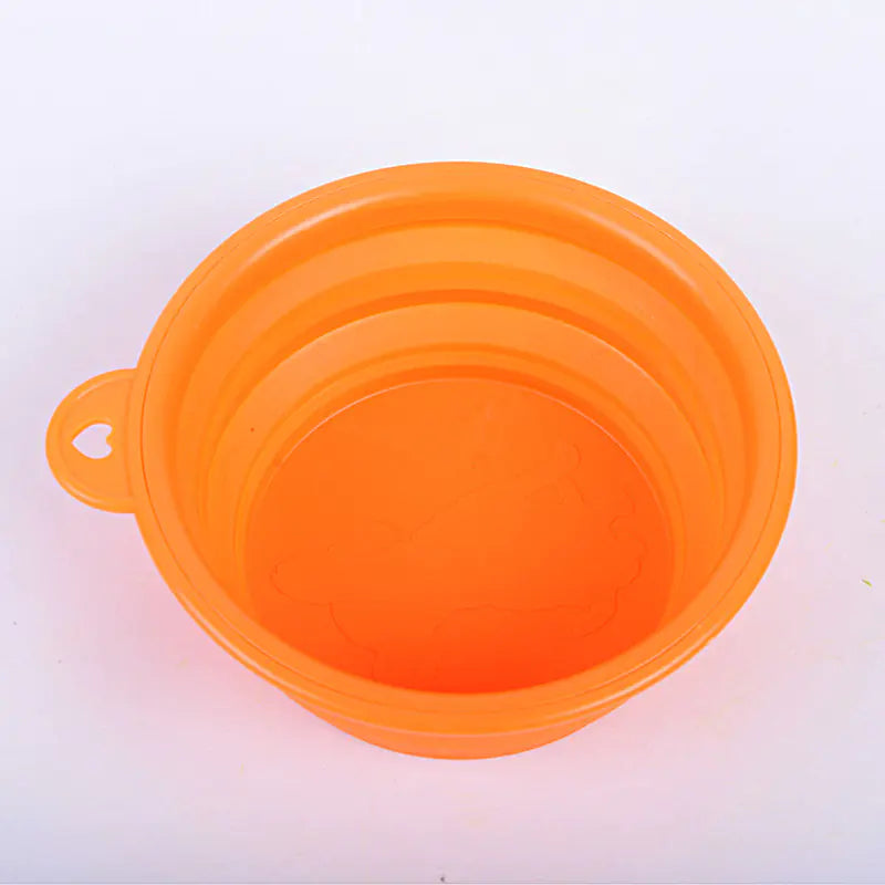 Portable Eco-Friendly Silicone Pet Bowl for Cats & Dogs