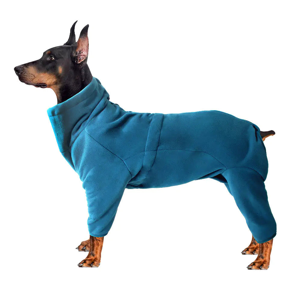 Windproof Warm Dog Snow Suit for Cold Weather