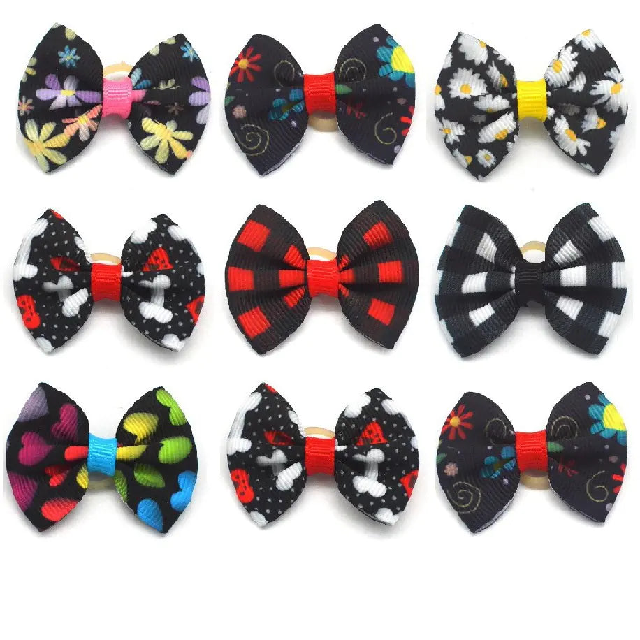 Pet Bowtie Hair Clip for Dogs and Cats