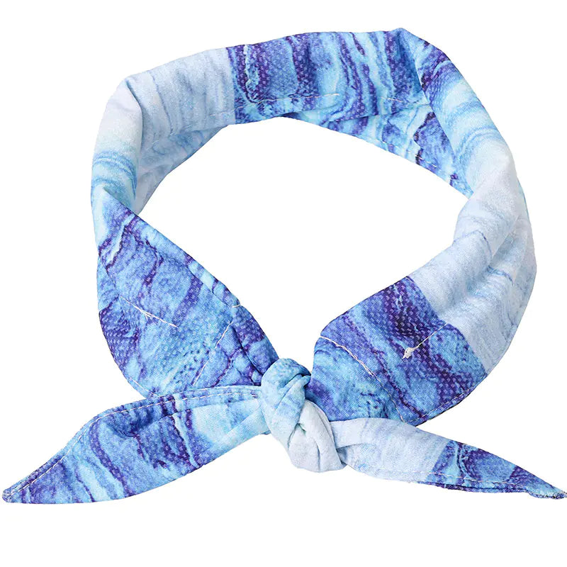 Pet Cooling Ice Scarf for Outdoor Heat Relief