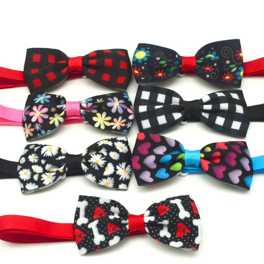 Pet Bowtie Hair Clip for Dogs and Cats