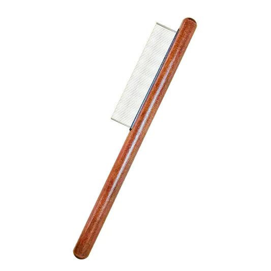 Pet Grooming Comb for Cats and Dogs - Wooden Design