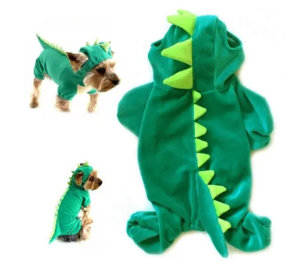 Pet Halloween Dinosaur Costume for Small Dogs
